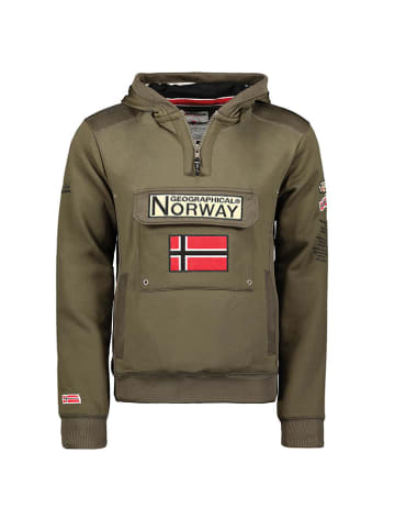 Geographical Norway Bluza "Gymclass" w kolorze khaki