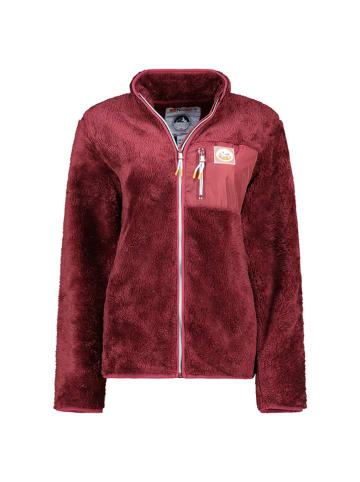 Geographical Norway Kurtka polarowa "Precious" w kolorze bordowym
