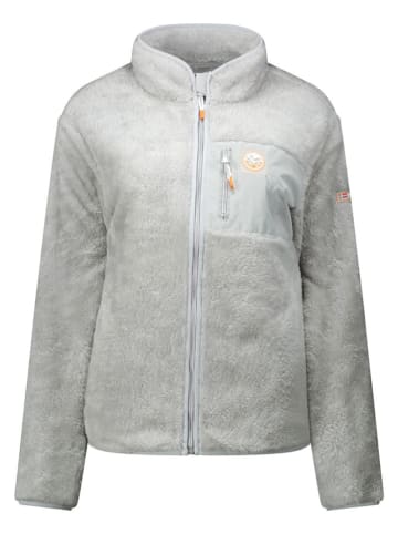 Geographical Norway Kurtka polarowa "Precious" w kolorze szarym