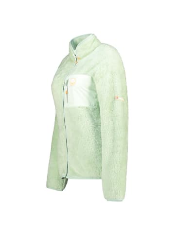 Geographical Norway Kurtka polarowa "Precious" w kolorze jasnozielonym