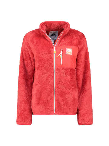 Geographical Norway Kurtka polarowa "Precious" w kolorze czerwonym