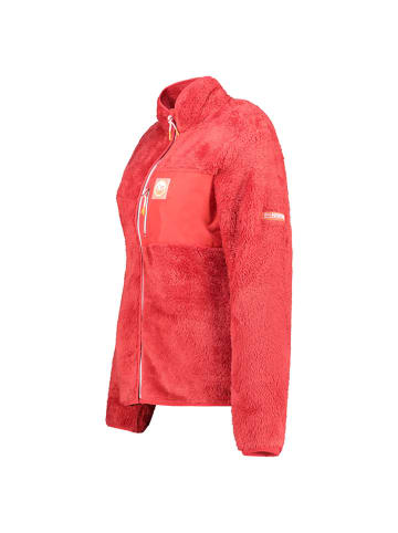 Geographical Norway Kurtka polarowa "Precious" w kolorze czerwonym