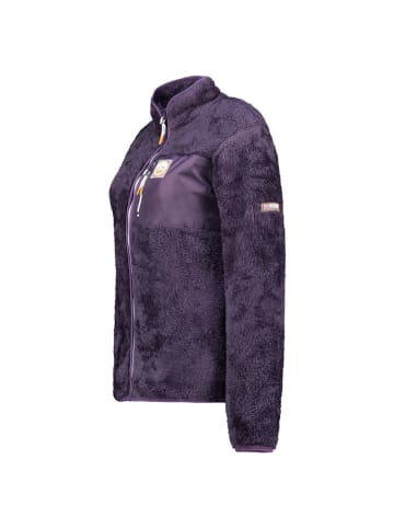 Geographical Norway Kurtka polarowa "Precious" w kolorze fioletowym