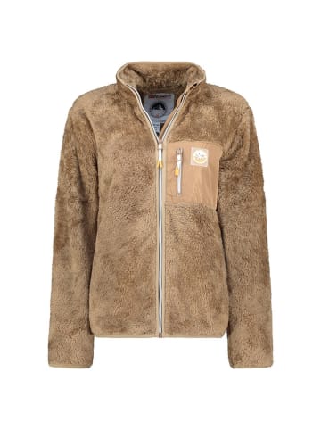 Geographical Norway Kurtka polarowa "Precious" w kolorze jasnobrązowym