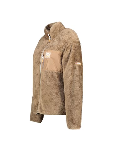 Geographical Norway Kurtka polarowa "Precious" w kolorze jasnobrązowym
