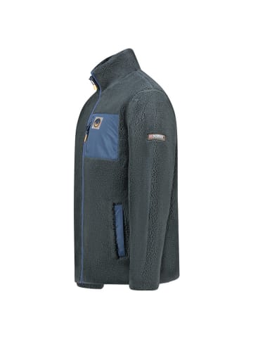 Geographical Norway Fleece jas "Urock" antraciet/blauw