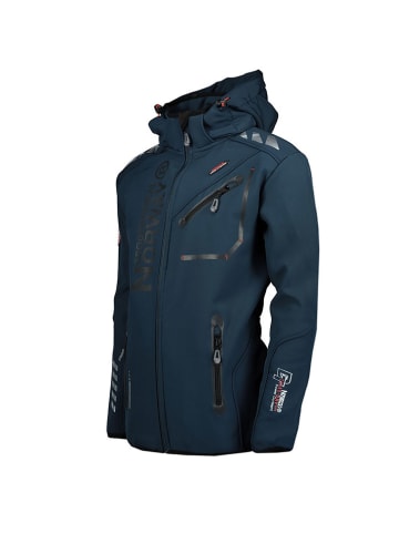 Geographical Norway Kurtka softshellowa "Royaute" w kolorze granatowym