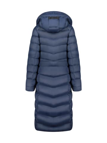 Geographical Norway Doorgestikte mantel "Berangere" donkerblauw