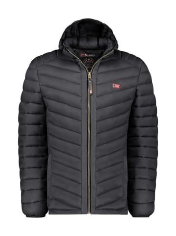 Geographical Norway Kurtka pikowana "Carliti" w kolorze czarnym