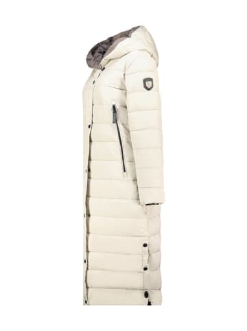 Geographical Norway Płaszcz pikowany "Constance" w kolorze kremowym