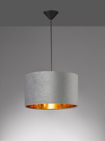 FISCHER & HONSEL Lampa wisząca "Aura" w kolorze szarym - Ø 40 cm