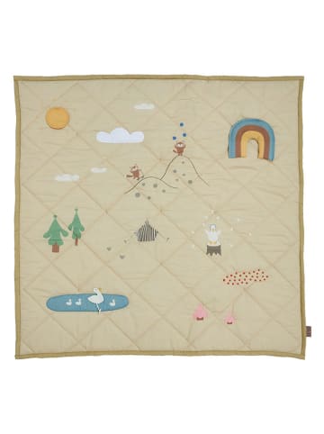OYOY mini Spieldecke "Forest" in Beige - (L)102 x (B)102 cm