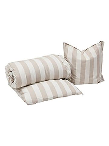 OYOY mini Bettwäsche-Set "Shima" in Beige/ Weiß