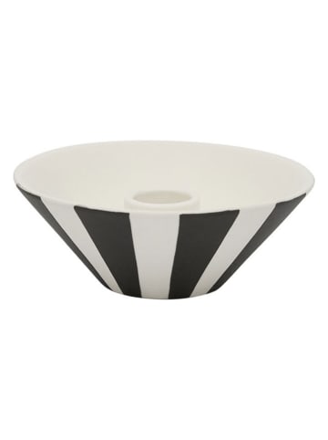 OYOY living design Świecznik "Toppu" w kolorze czarno-białym - Ø 10,5 cm