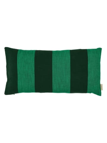 OYOY living design Kissenhülle "Kara" in Grün - (L)30 x (B)60 cm