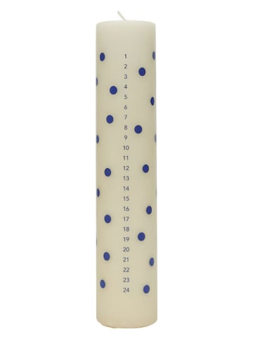OYOY living design Adventskalenderkerze in Creme - (H)25 cm