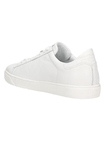 Wojas Skórzane sneakersy w kolorze białym