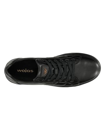 Wojas Skórzane sneakersy w kolorze czarnym