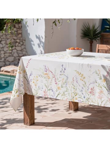 Mint Rugs Tafellaken "Floral And Tropical Briana" wit/paars/geel