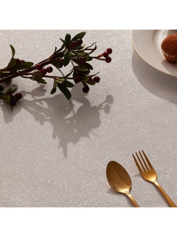 Mint Rugs Tafellaken "Christmas Blanche" crème/zilverkleurig
