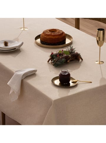 Mint Rugs Tafellaken "Christmas Blanche" crème/goudkleurig