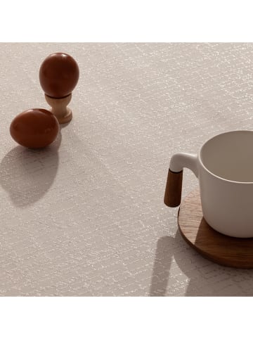 Mint Rugs Tischdecke "Christmas" in Creme/ Silber
