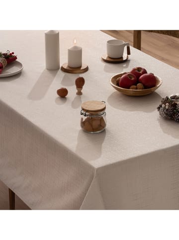 Mint Rugs Tafellaken "Christmas" crème/zilverkleurig