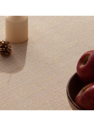 Mint Rugs Tafellaken "Christmas" crème/goudkleurig