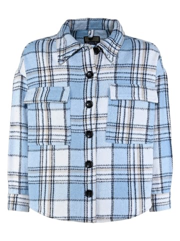 Blue Effect Blouse wit/blauw/zwart