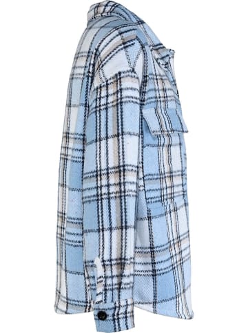 Blue Effect Koszula w kolorze biało-szaro-niebieskim