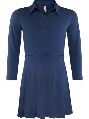 Blue Effect Jurk donkerblauw