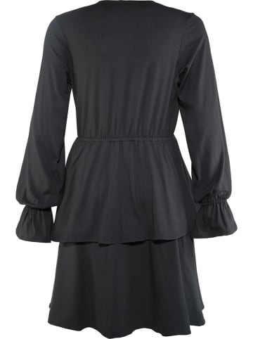 Blue Effect Kleid in Schwarz