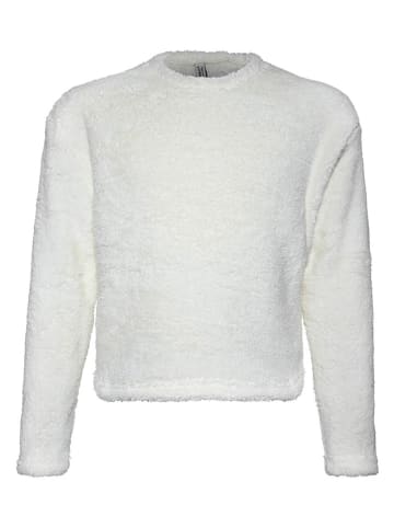 Blue Effect Sweter w kolorze białym