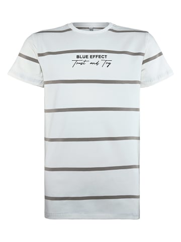 Blue Effect Shirt wit/zwart