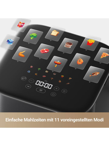 Mova Frytkownica beztłuszczowa w kolorze czarnym