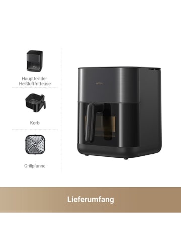 Mova Frytkownica beztłuszczowa w kolorze czarnym