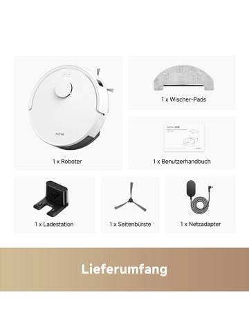 Mova Saug- & Wischroboter ''E20'' in Weiß