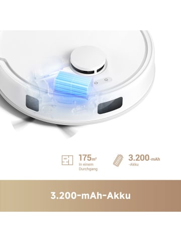 Mova Robotstofzuiger met dweilfunctie "E20 Plus'' wit