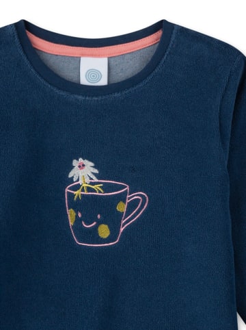 Sanetta Pyjama donkerblauw/lichtroze