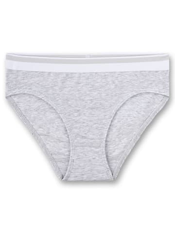Sanetta Slip in Hellgrau/ Weiß