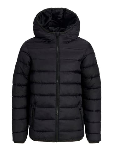 JACK & JONES Junior Kurtka pikowana "Wilson" w kolorze czarnym