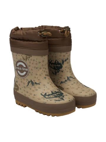 mikk-line Gummistiefel in Hellbraun