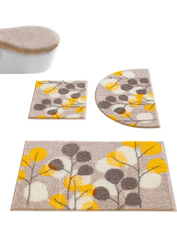 heine home Badematte in Beige/ Gelb