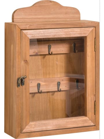 heine home Skrzynka w kolorze jasnobrązowym na klucze - 28 x 40 x 9,5 cm