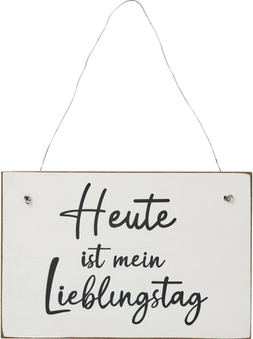 heine home Schild in Creme - (L)20 x (B)30 cm