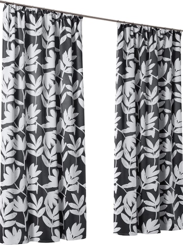 heine home Verduisterend gordijn zwart/wit