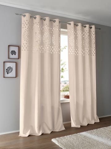 heine home Decogordijn beige