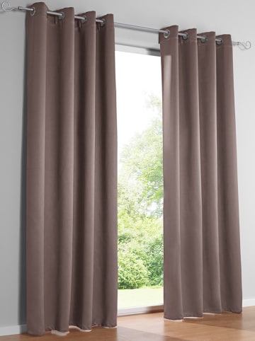 heine home Decogordijn bruin