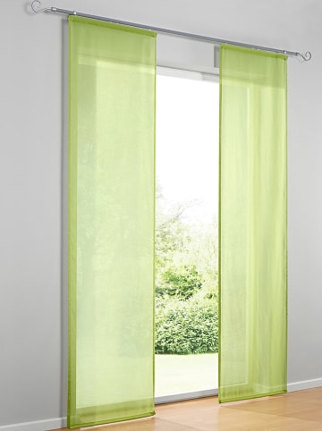 heine home Zasłona przesuwna w kolorze zielonym