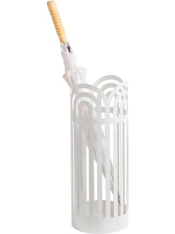 heine home Stojak w kolorze białym na parasole - wys. 49 x Ø 19 cm